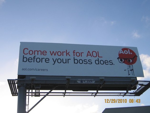 AOL Job advertisement