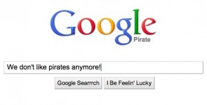 Google Does Not Like Pirates Any More!