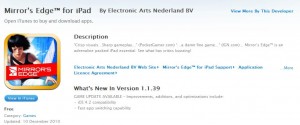 Mirror's Edge Free on iPhone and iPad