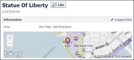 Facebook-Places-With-Bing-Maps-Statue-Of-Liberty