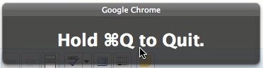 Prevent Google Chrome Quit by Accident