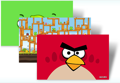 Angry birds windows theme