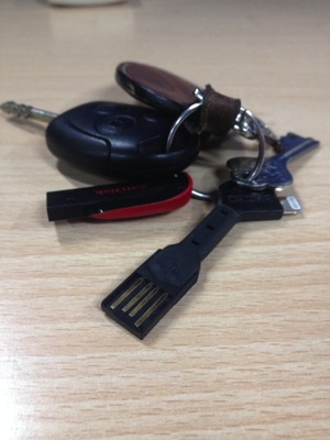 chargekey in a keyring