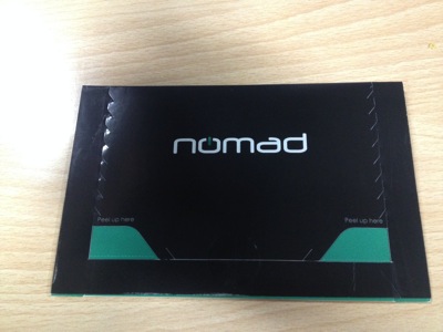 nomad packing envelope closed